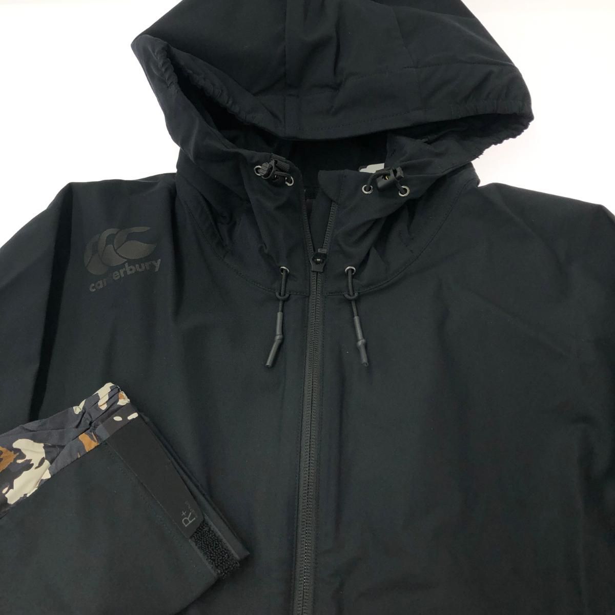 CANTERBURRY カンタベリー ジップアップパ－カー 大きいサイズ:4L 撥水加工/ポリエステル/ジャケット    ブラック メンズ / 240001177962 CANTERBURRY カンタベリー ジップアップパ－カー 大きいサイズ:4L 撥水