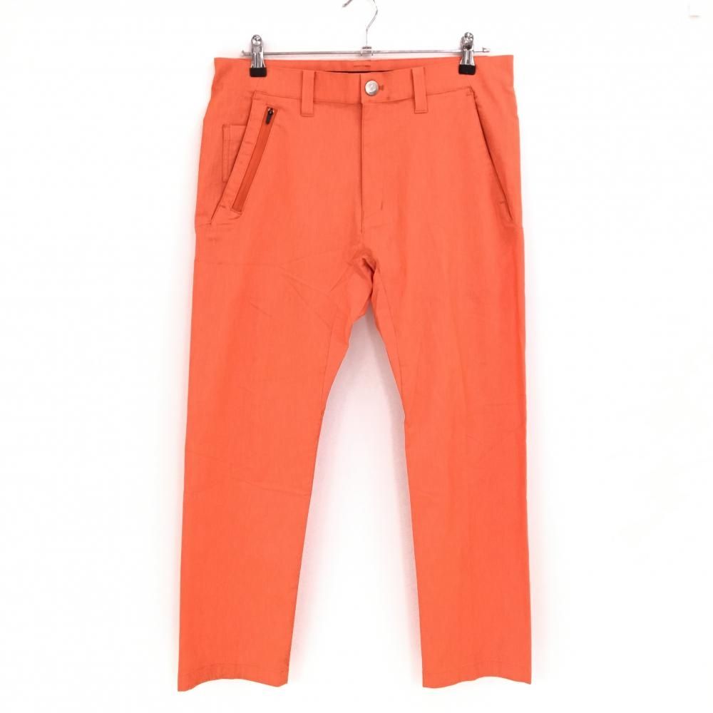 ブリヂストンULTICORE オレンジパンツ 85サイズ 美品】ブリヂストン パンツ オレンジ ストレッチ ロゴ黒 メンズ 85