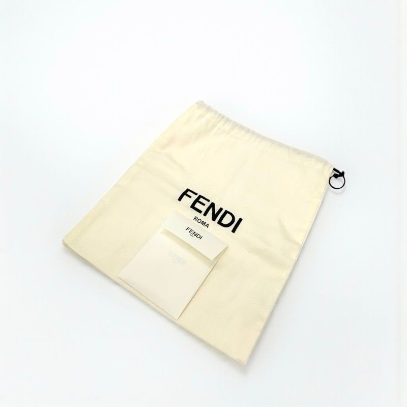 フェンディ FENDI サンダル 靴 シューズ レザー ブラック ゴールド