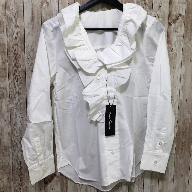 AnneCoquine アンコキーヌ 長袖シャツ ホワイト S