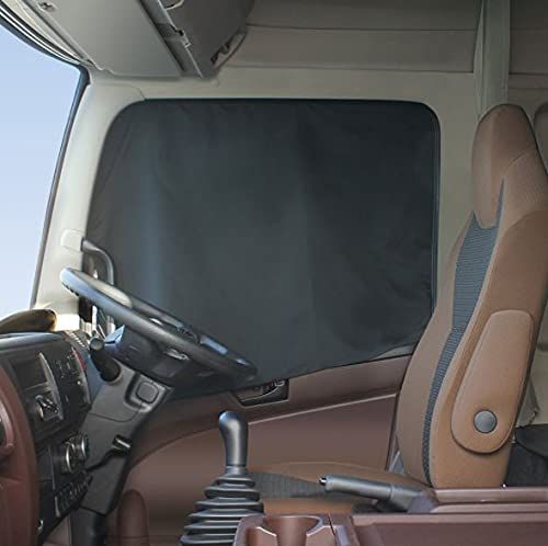 槌屋ヤック(Tsuchiya Yac) 車内用品 カーテン トラック用マグネットカーテン ブラック 2枚入り CV-263 