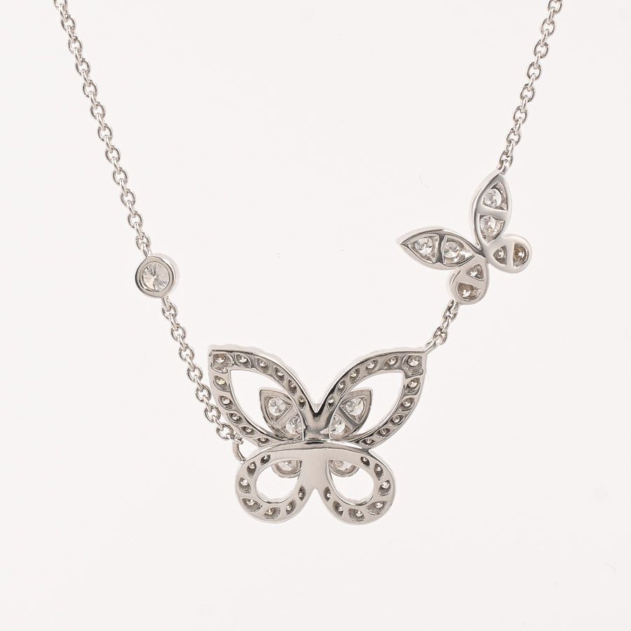 GRAFF グラフ ネックレス ダブルバタフライシルエット RGP745 - メルカリ