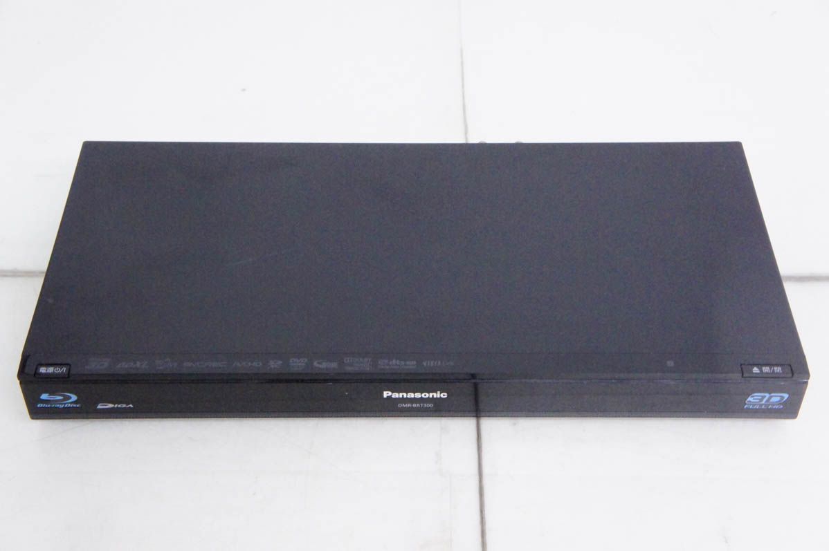 Panasonicパナソニック ハイビジョンブルーレイディスクレコーダー DMR BRT 300 3 Dディスク対応