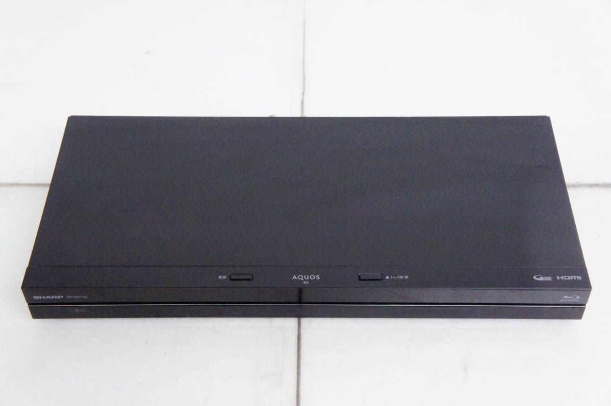 SHARPシャープ AQUOSアクオスブルーレイ ブルーレイディスクレコーダー BD NW 1100 HDD 1 TB 無線LAN内蔵 BDレコーダー
