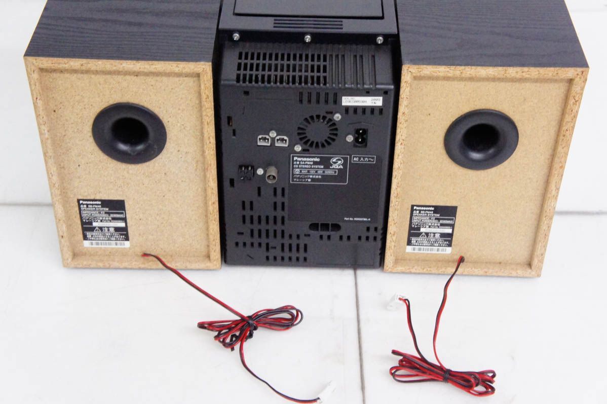  Panasonicパナソニック CDステレオシステム D dock CD USB iPod カセットテープ ラジオ SC PM 48 ミニコンポ オーディオ ミニコンポ ラジオ コンポ