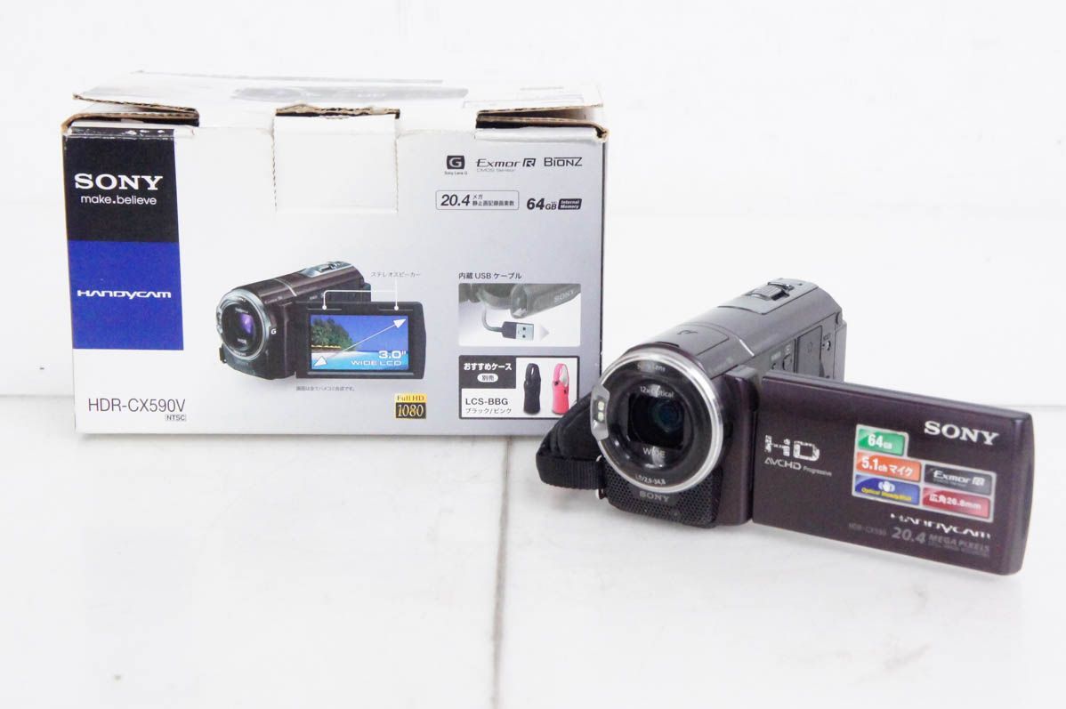 中古】SONYソニー Handycamハンディカム デジタルHDビデオカメラ HDR