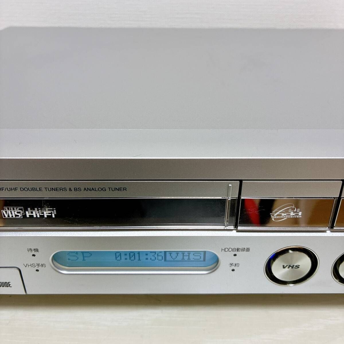 T09804100 【整備品】 SHARP シャープ DV-HRW50 VHS⇔DVD⇔HDD