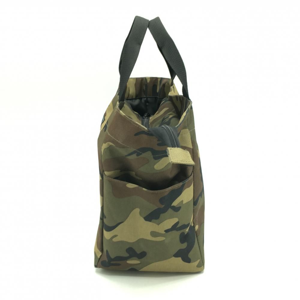 超美品】ジャックバニー カートバッグ カーキ×ブラウン カモフラ 迷彩