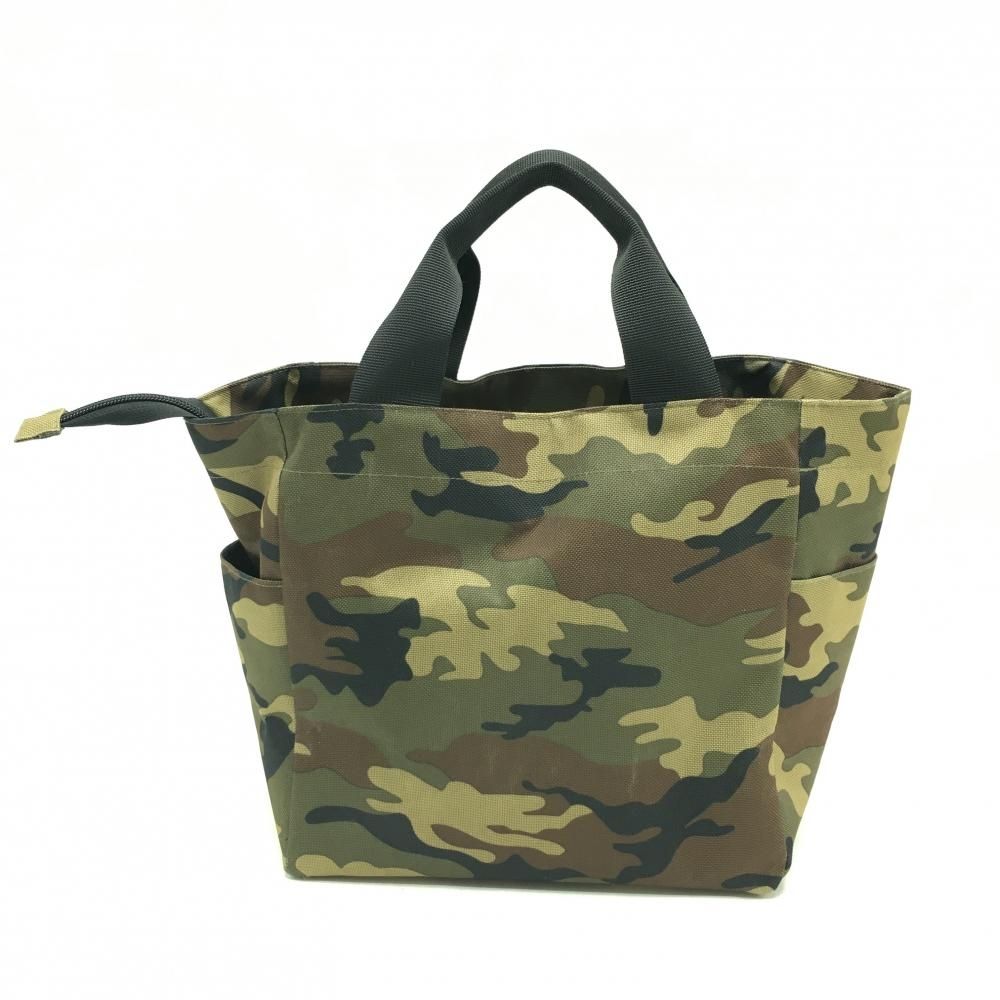 超美品】ジャックバニー カートバッグ カーキ×ブラウン カモフラ 迷彩