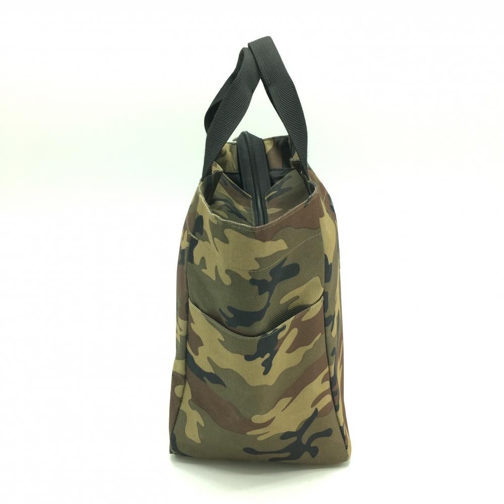 超美品】ジャックバニー カートバッグ カーキ×ブラウン カモフラ 迷彩