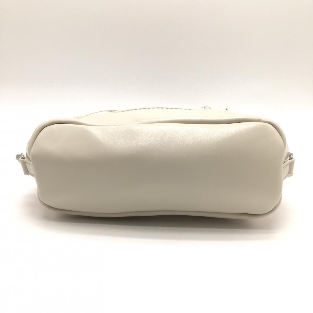 デサントゴルフショルダーバッグ ベージュ ナイロン 超美品】デサントゴルフ カートバッグ ピンク×ベージュ 内ポケット