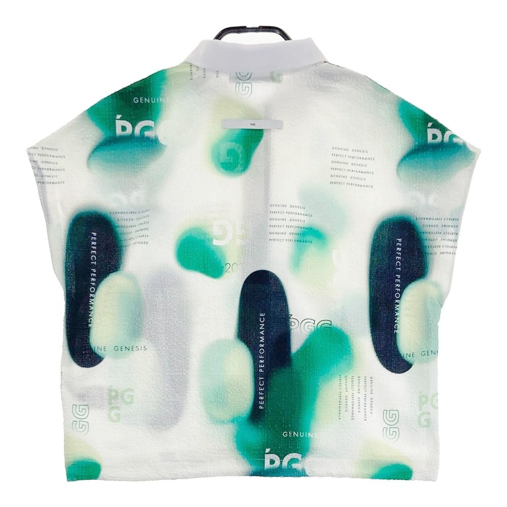 【極美品】PEARLY GATES ノースリーブシャツ グリーン サイズ：1 PGG PEARLY GATES パーリーゲイツ 2025年モデル シア