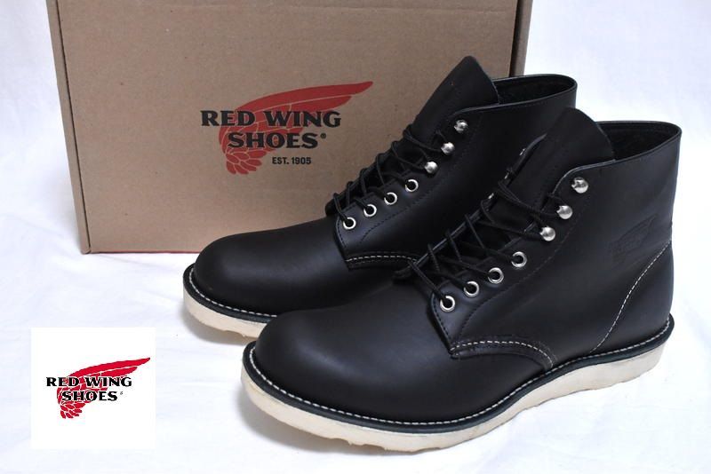 新品 レッドウイング 8165 6インチ クラシックラウンド 10 D 28cm 羽