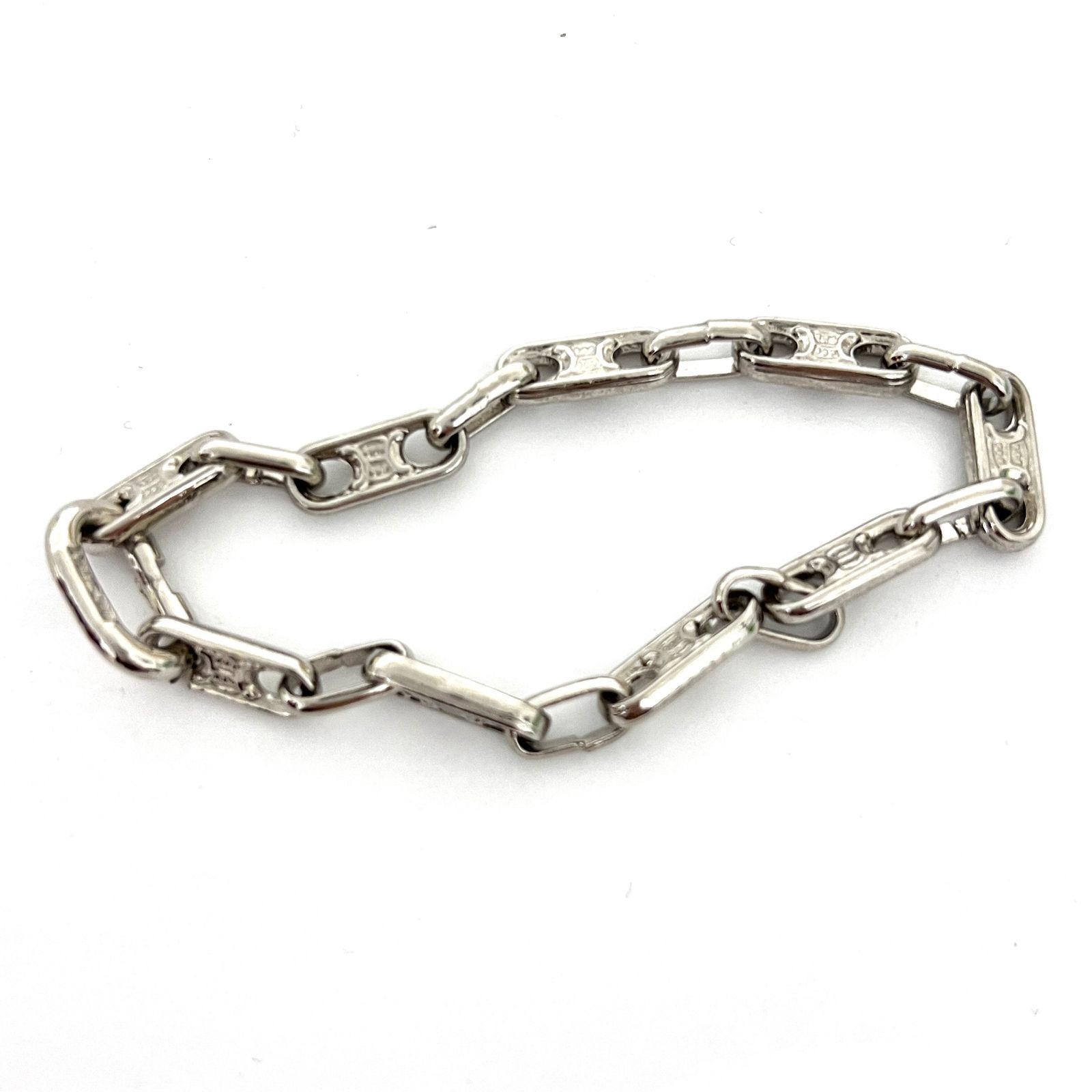 セリーヌ ステンレススチール チェーンブレスレット 新品同様 マンテルチェーンブレスレット(L) / SGB-249 – BLESS