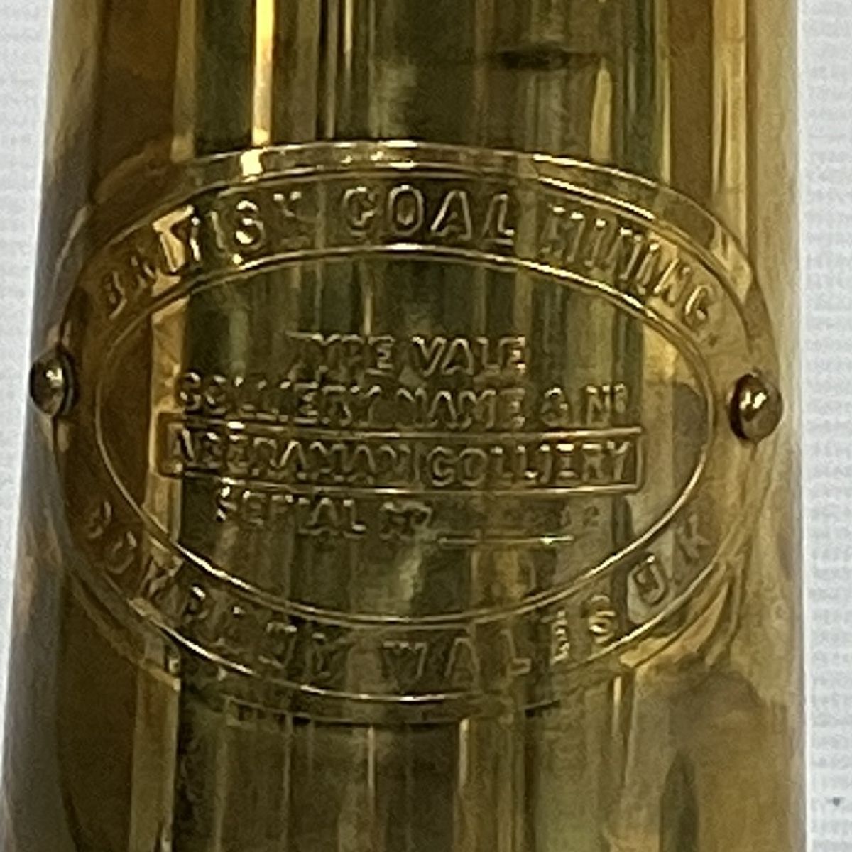 BRITISH COAL MINING MINER'S LAMP TYPE VALE オイルランプ ジャンク