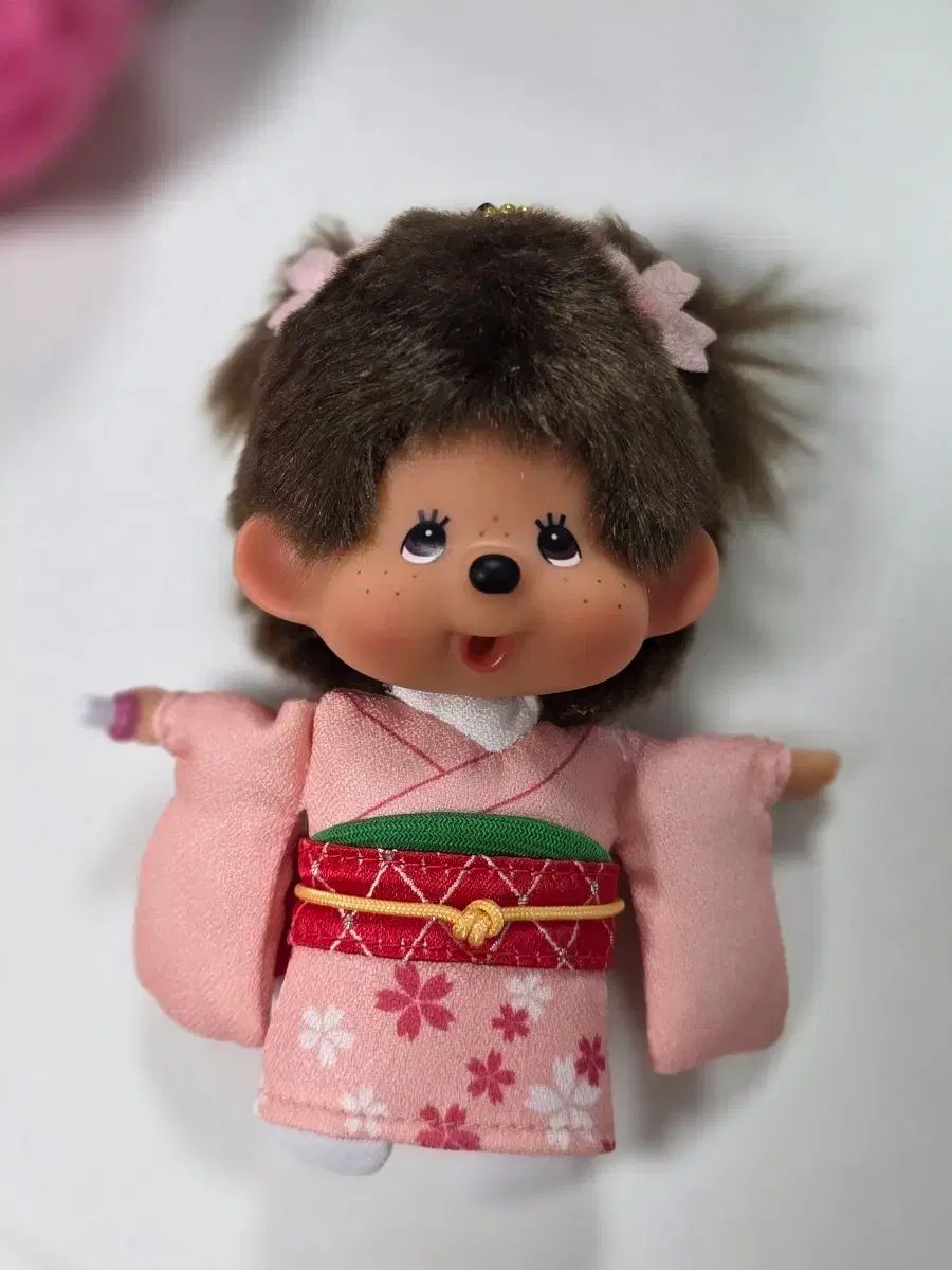 モンチッチ クリアランス 桜起毛着物 セキグチ さくら着物モンチッチ