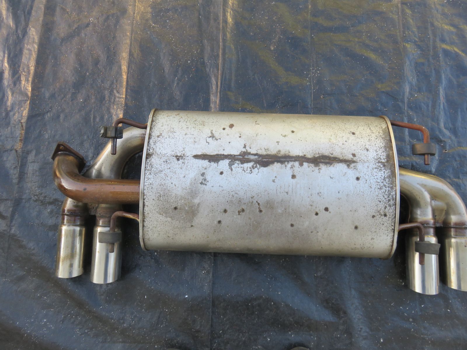 LK248* スバル GRF インプレッサ WRX STI リアマフラー リアピース 4本