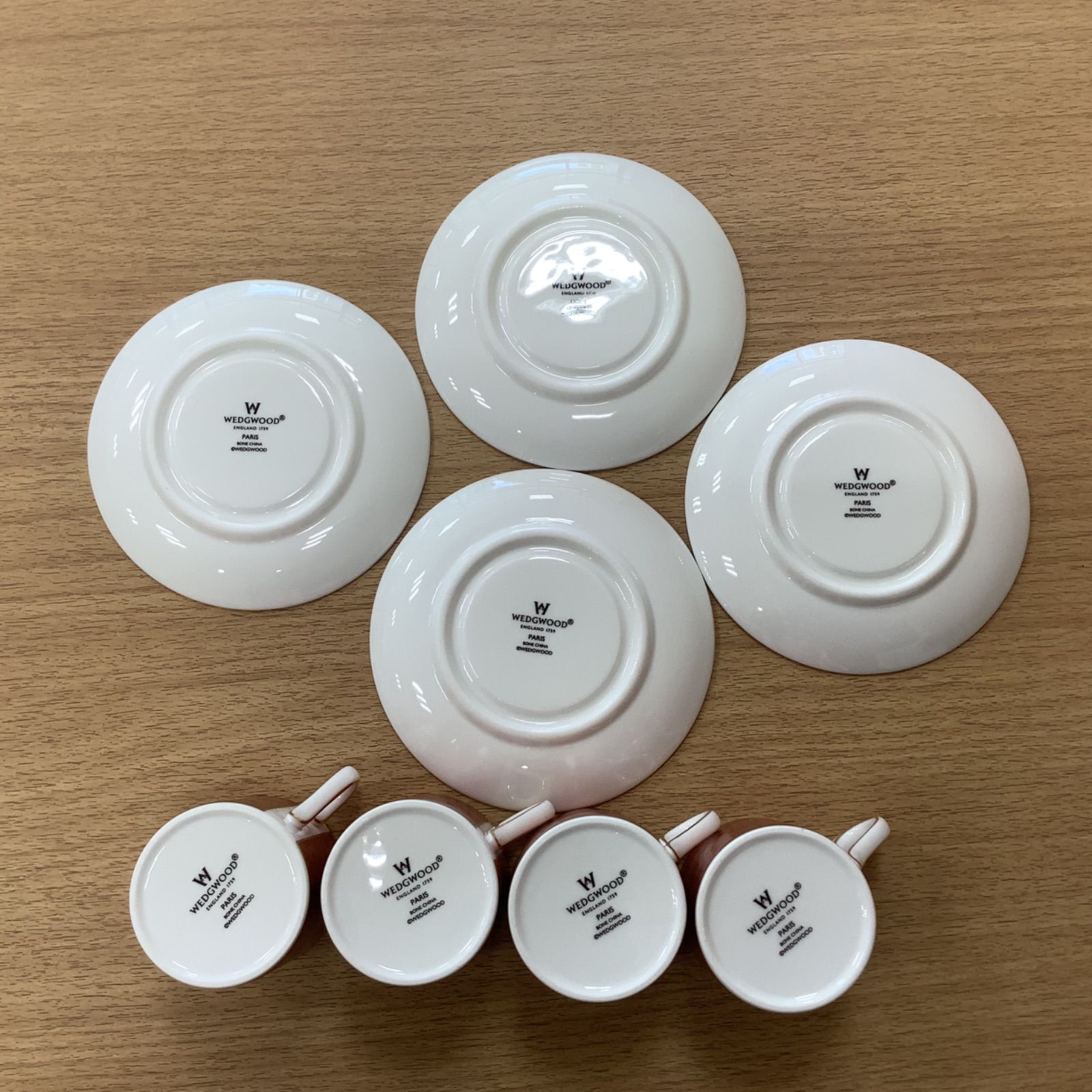 D 1836 ウェッジウッド カップ＆ソーサー4客