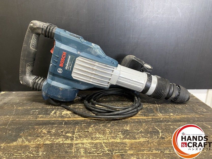 品 BOSCH ボッシュ GSH 11 VC 電動ハンマ 単相100 V 消費電力 1 350 W 打撃数 900-1 670 bpm. 打撃力 20 J 質量 11.4 kg 本体のみ