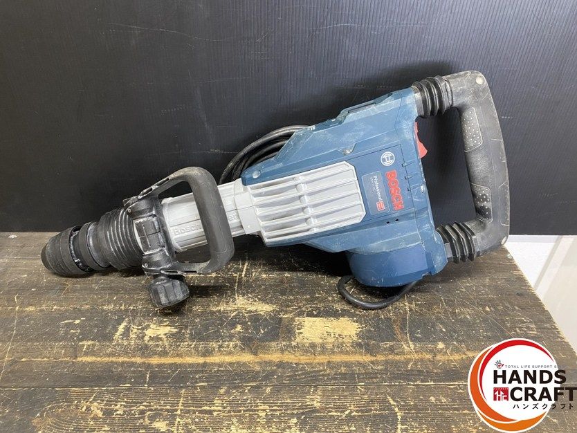 品 BOSCH ボッシュ GSH 11 VC 電動ハンマ 単相100 V 消費電力 1 350 W 打撃数 900-1 670 bpm. 打撃力 20 J 質量 11.4 kg 本体のみ