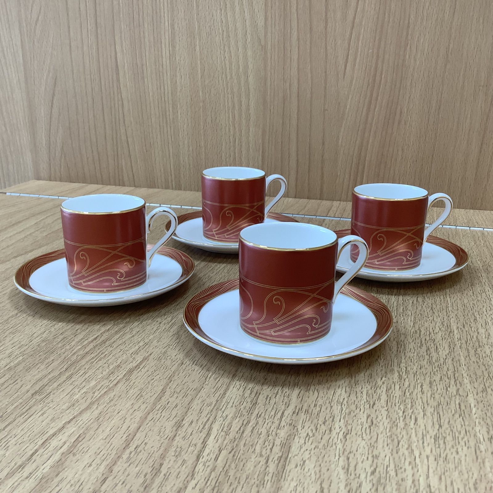 D 1836 ウェッジウッド カップ＆ソーサー4客