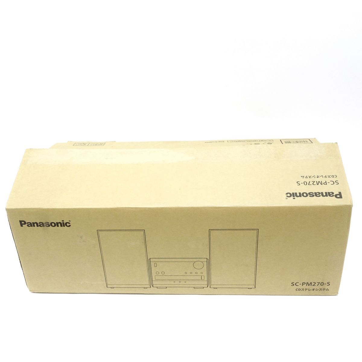 Panasonic パナソニック SC-PM 270 CDステレオシステム シルバー
