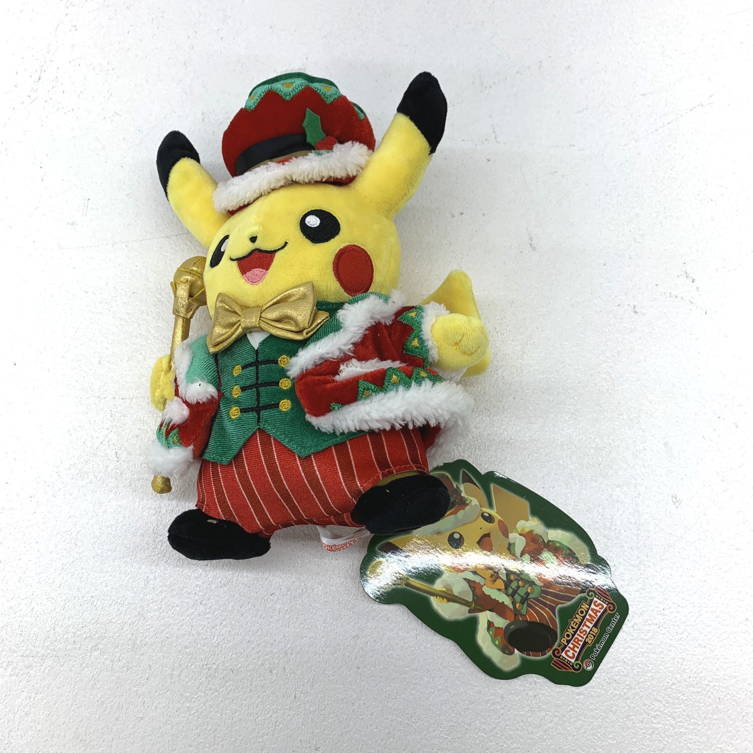 ☆加古川物流】【中古品】ピカチュウ ぬいぐるみ ポケモン クリスマス