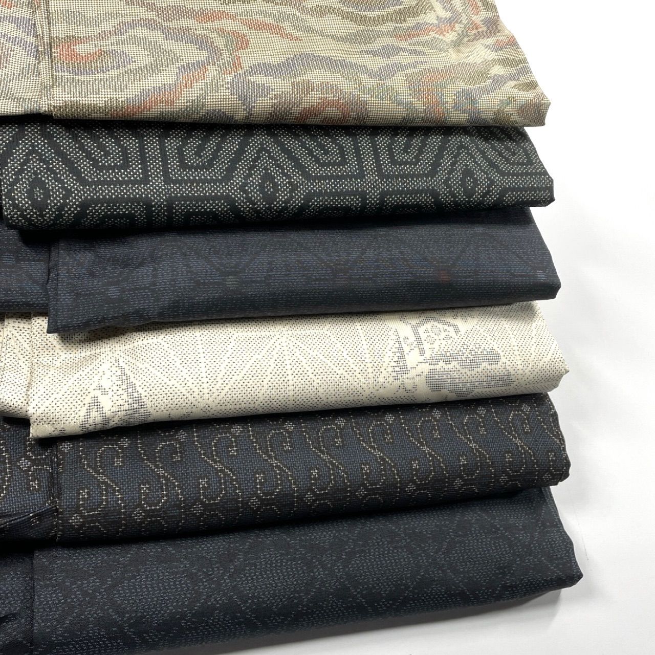 大島紬 正絹 着物 同梱 リメイク用 着付け N 049