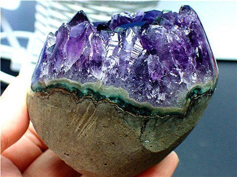 在庫処分」AAA級家庭円満◇天然ウルグアイ産アメジスト原石B86G3