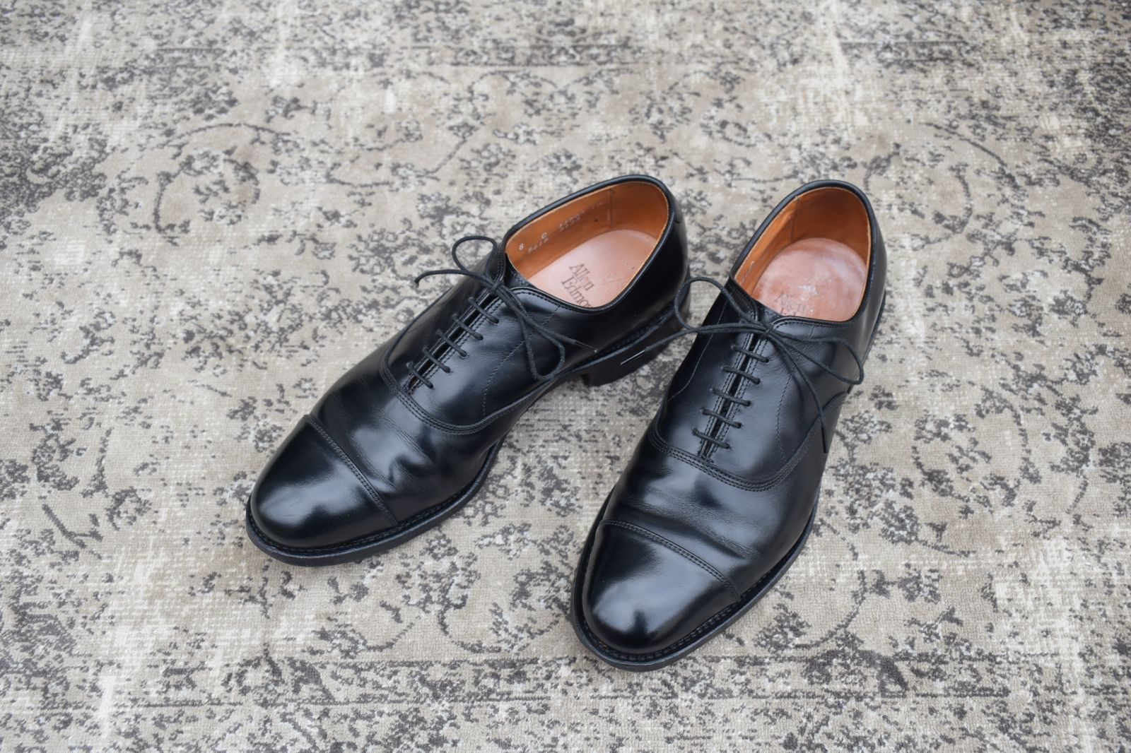 Allen Edmonds アレンエドモンズ Park Avenue パークアベニュー ストレート 内羽根 黒 ブラック US 8 C 26 cm W 3434