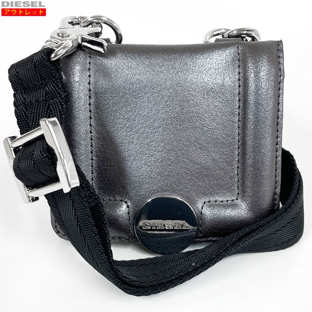 DIESEL ディーゼル アウトレット 財布 ショルダーストラップ付 X 07742 P 3897 H 8459 ミニ財布 ミニバッグ セパレート KENDYZIP LORY WALLET 並行輸入品