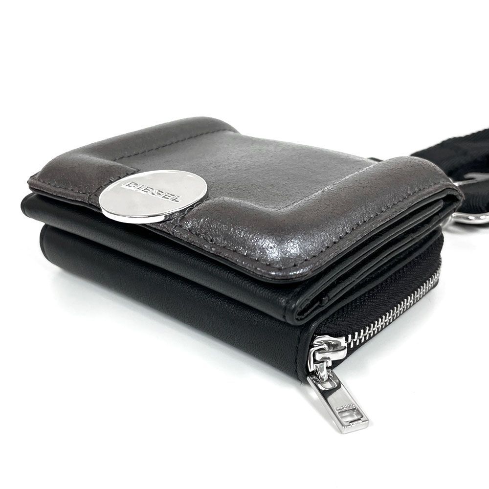 DIESEL ディーゼル アウトレット 財布 ショルダーストラップ付 X 07742 P 3897 H 8459 ミニ財布 ミニバッグ セパレート KENDYZIP LORY WALLET 並行輸入品
