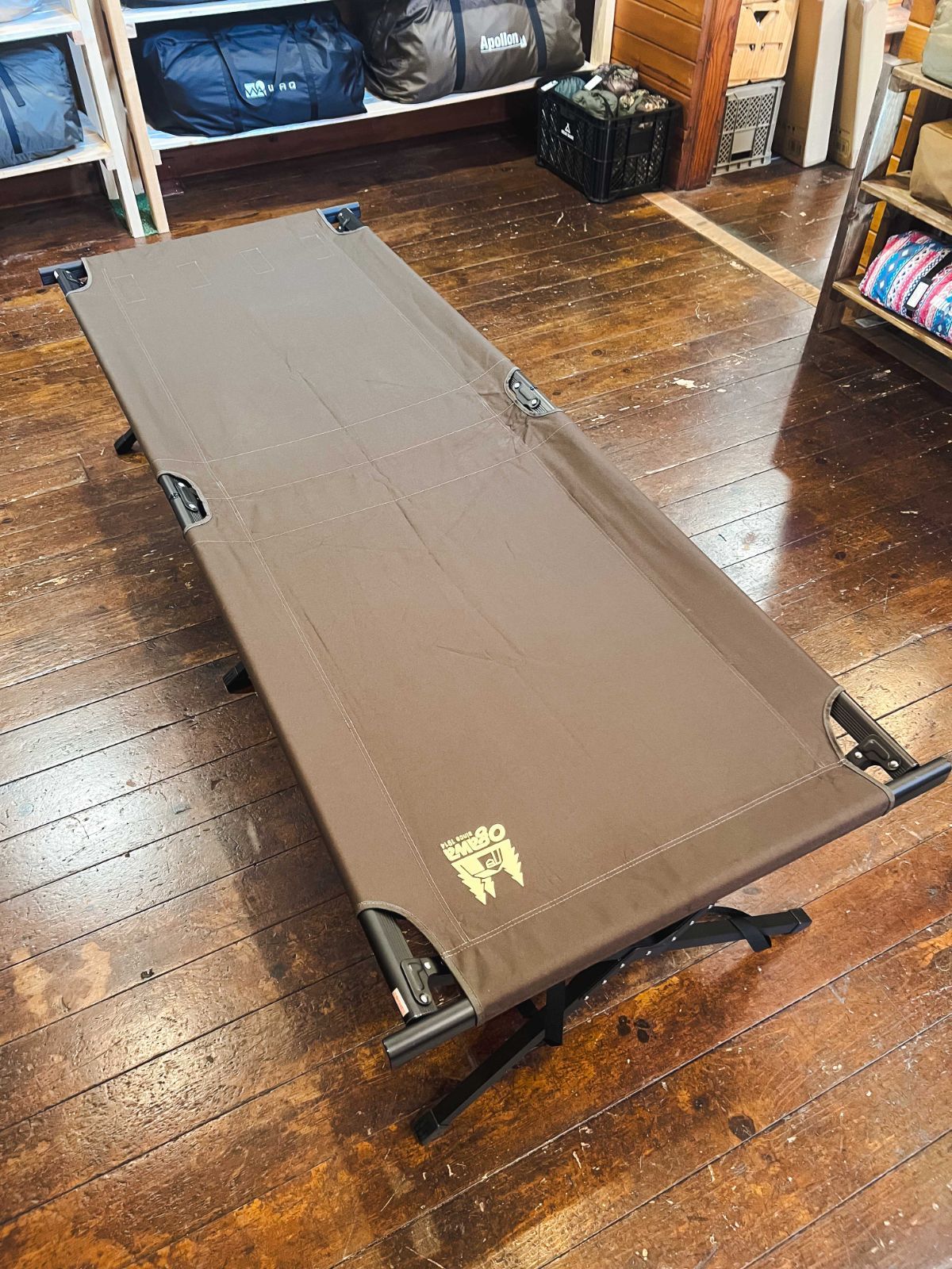 2個セット】ogawa アルミGIベッド 折りたたみ コット 収納袋付