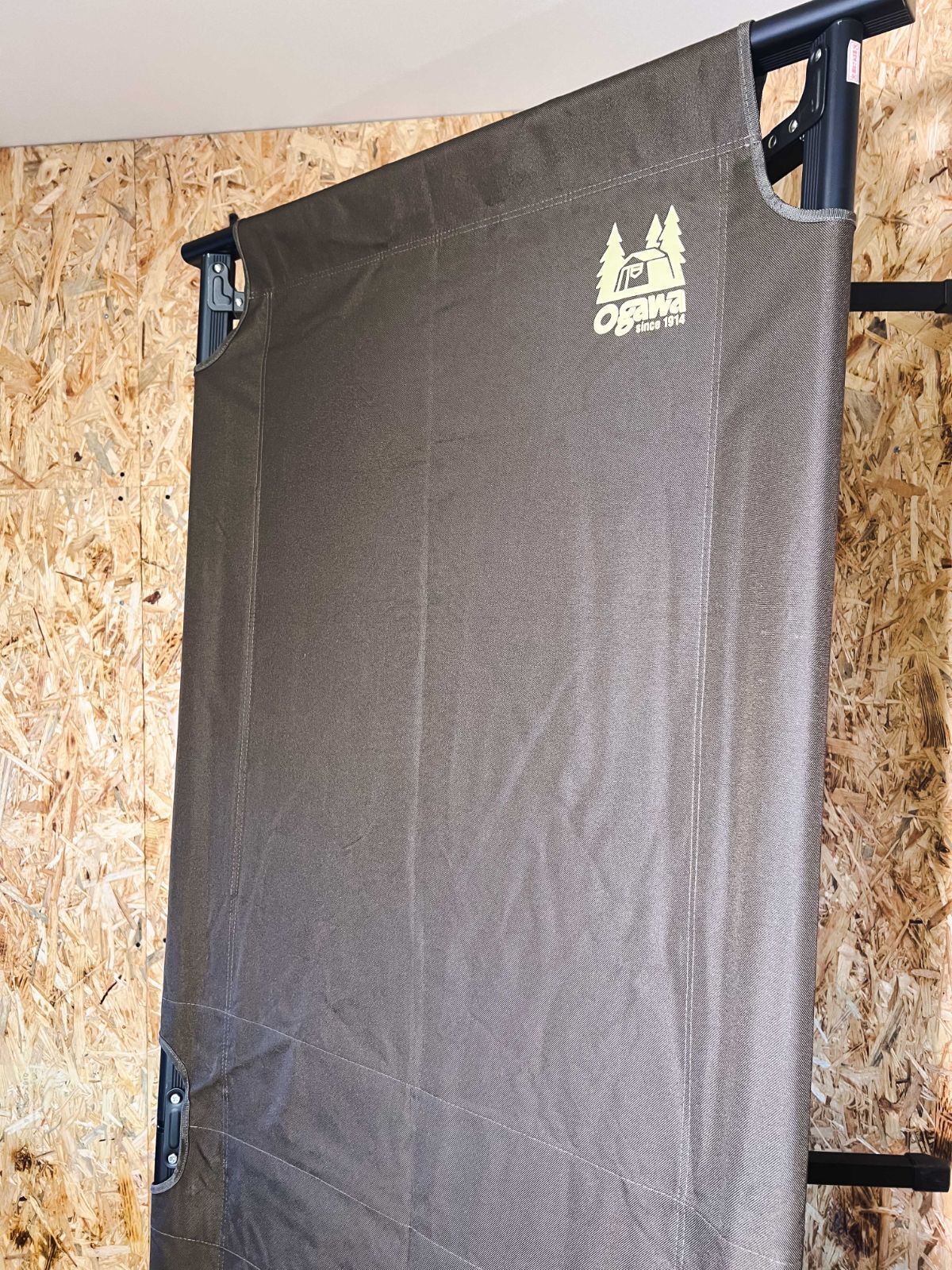 2個セット】ogawa アルミGIベッド 折りたたみ コット 収納袋付