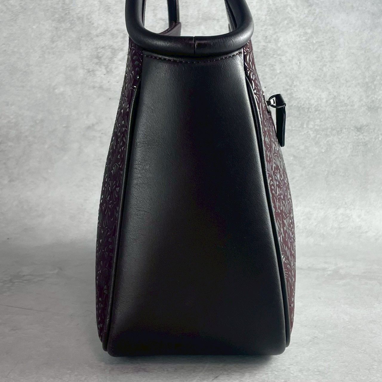 美品✨印傳屋 インデンヤ フォーマルハンドバッグ 冠婚葬祭 レザー 鹿