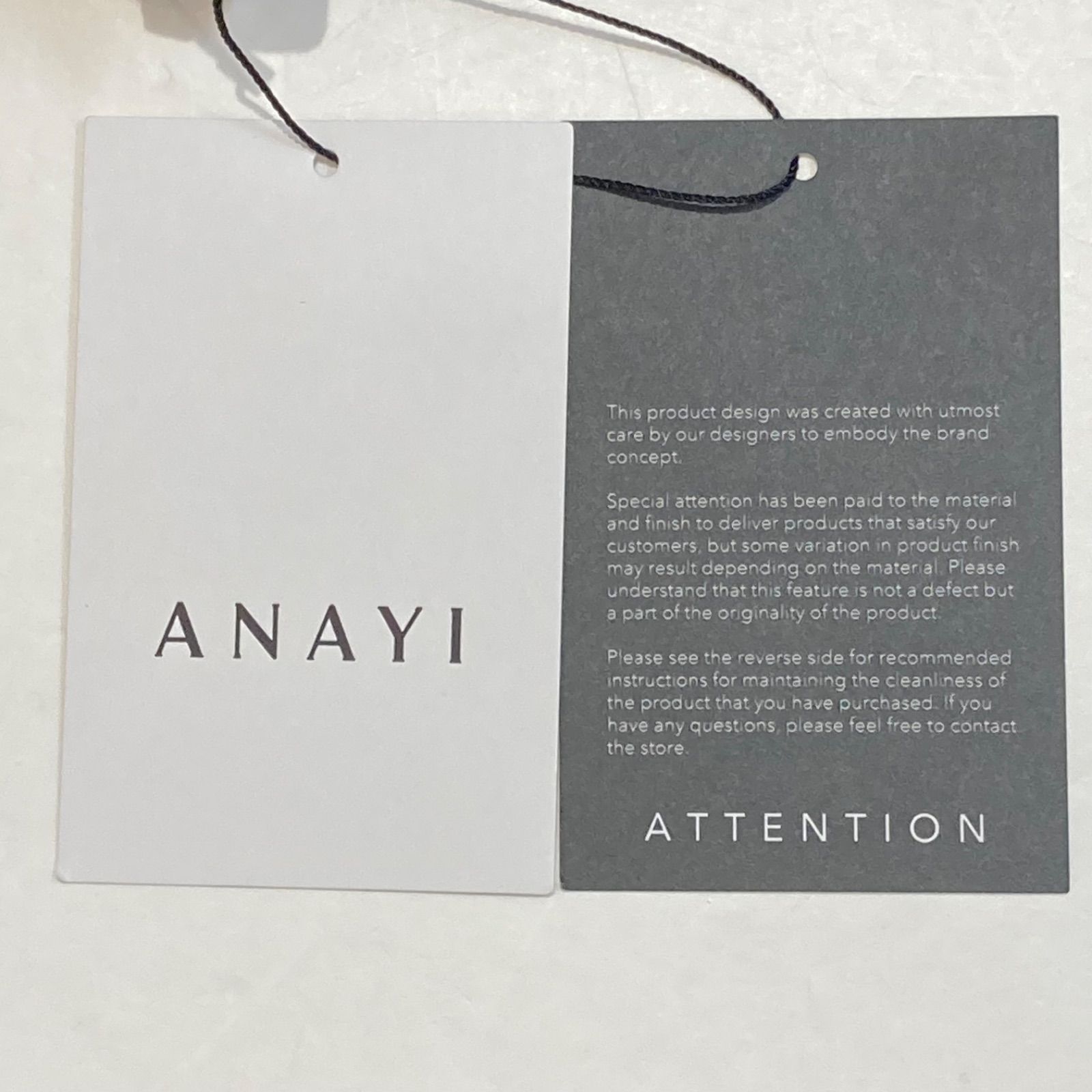 未使用 タグ付き ANAYI アナイ ラミーストレッチ ペプラムジレ ベスト 