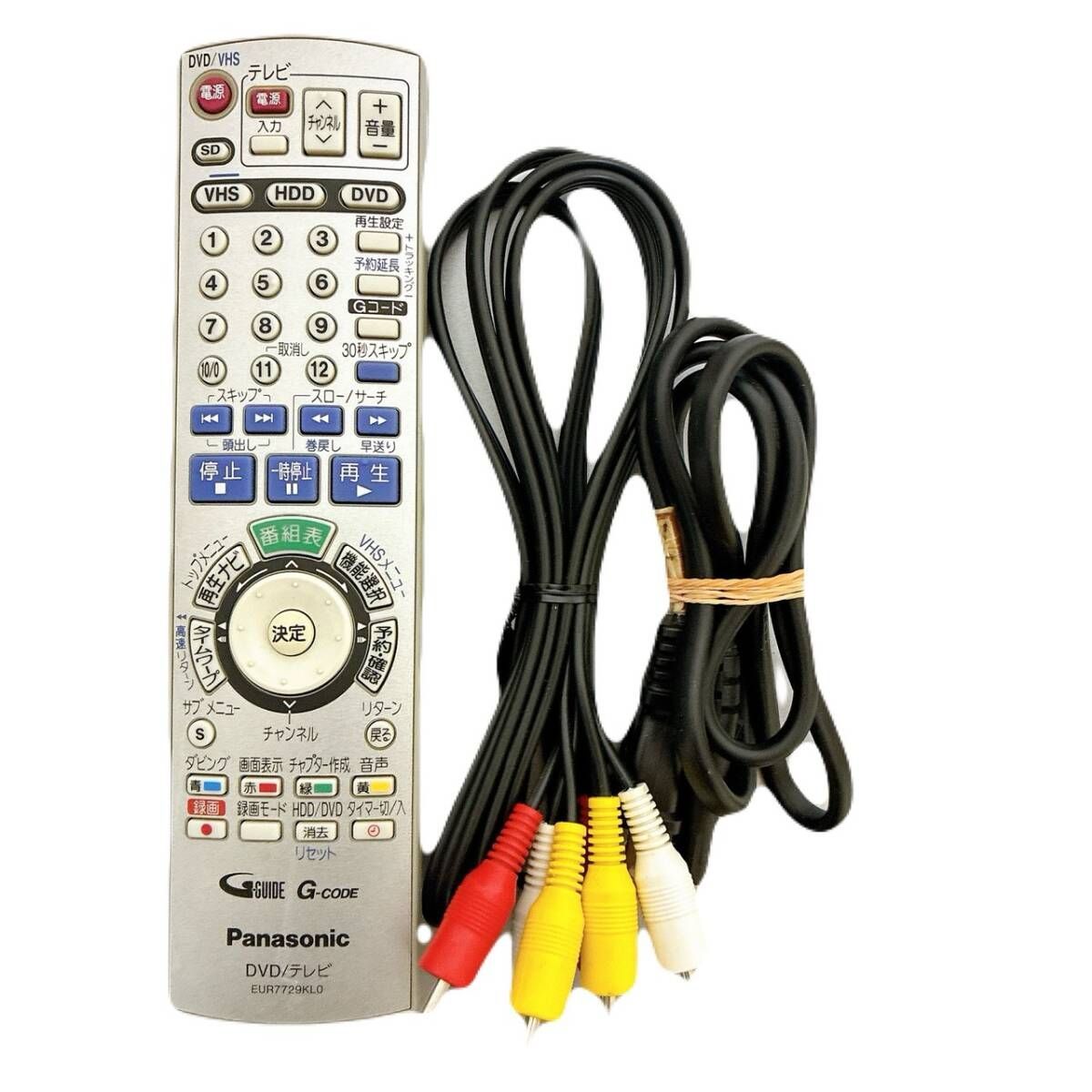 整備品 品 Panasonic パナソニック DMR EH 70 V VHS⇔DVD⇔HDD ビデオデッキ リモコン付 ケーブル付