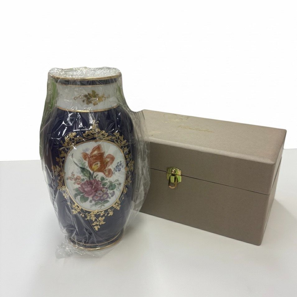 K4076☆美品 Noritake ノリタケ スタジオコレクション 花瓶 フラワー