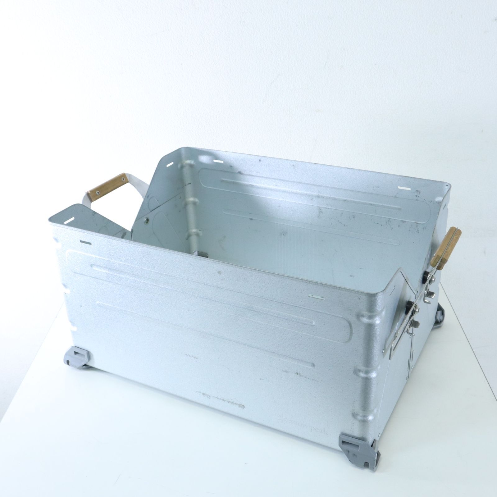 Snow Peak スノーピーク シェルフコンテナ 50 (UG-055G) 頑丈 広げて