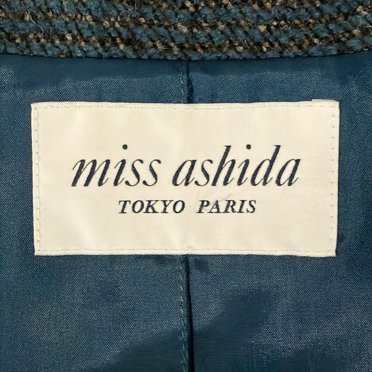 お値下げ☆miss ashidaコート miss ashida(ミスアシダ) コート サイズ7 S レディース - ブルーグレー