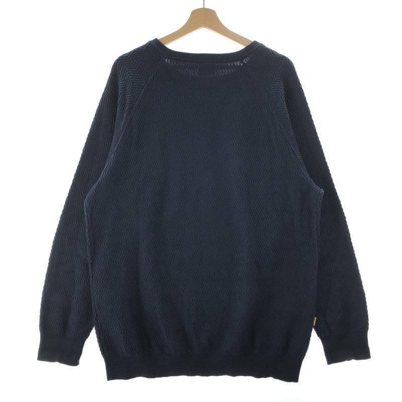 中古】Dime WAVE CABLE SWEAT セーター XL ネイビー ダイム[10] - メルカリ
