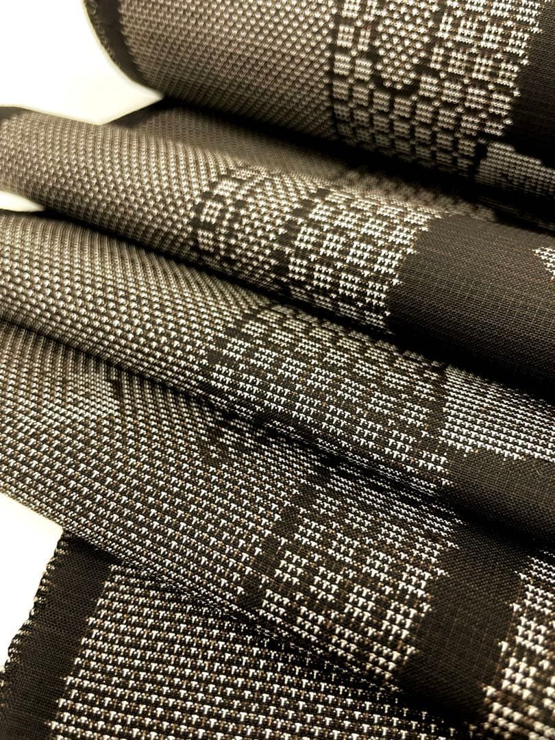 本場大島紬 古代染色純泥染 通産大臣指定伝統的工芸品 正絹 反物 T9195