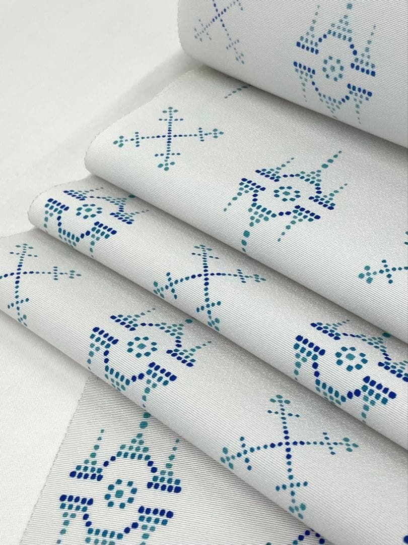  小紋 京友禅 全体柄 正絹 反物 T 9190 小紋 着物反物