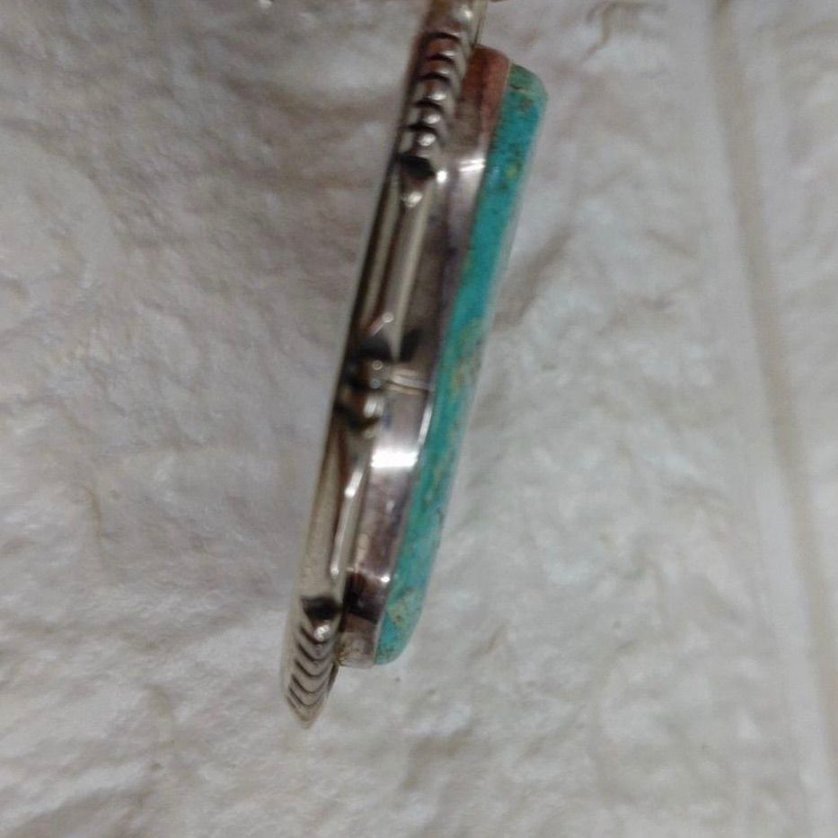 インディアンジュエリー ターコイズ シルバー ペンダントトップ R.B.