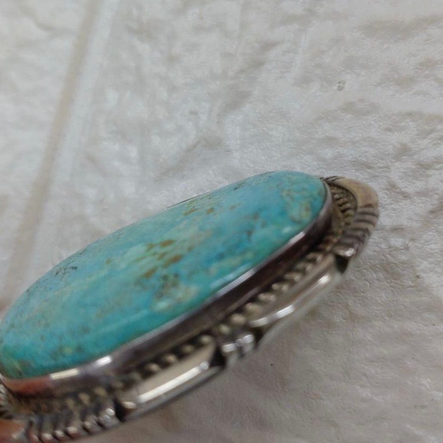 インディアンジュエリー ターコイズ シルバー ペンダントトップ R.B.