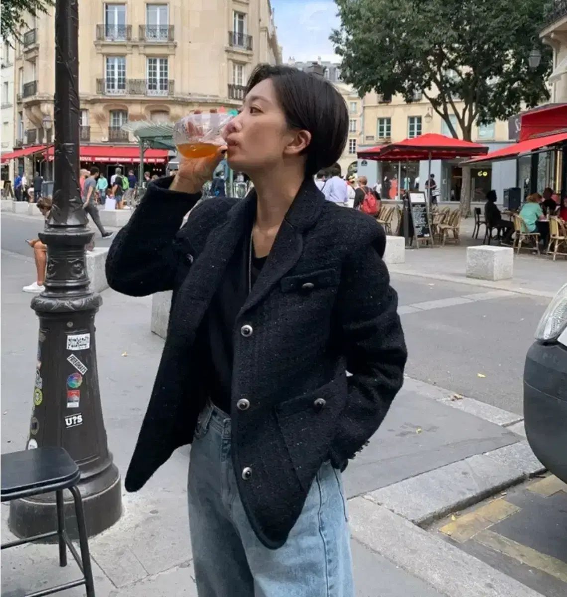 エイチモード ツイード セットアップ