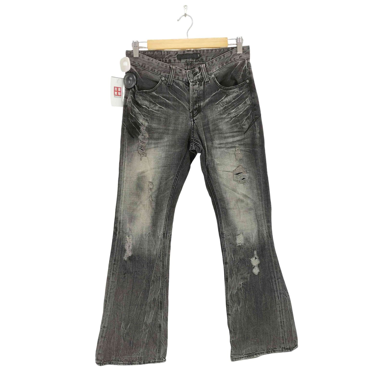 フーガ FUGA ダメージ加工 フレア デニム パンツ Y2K メンズ 46 - メルカリ