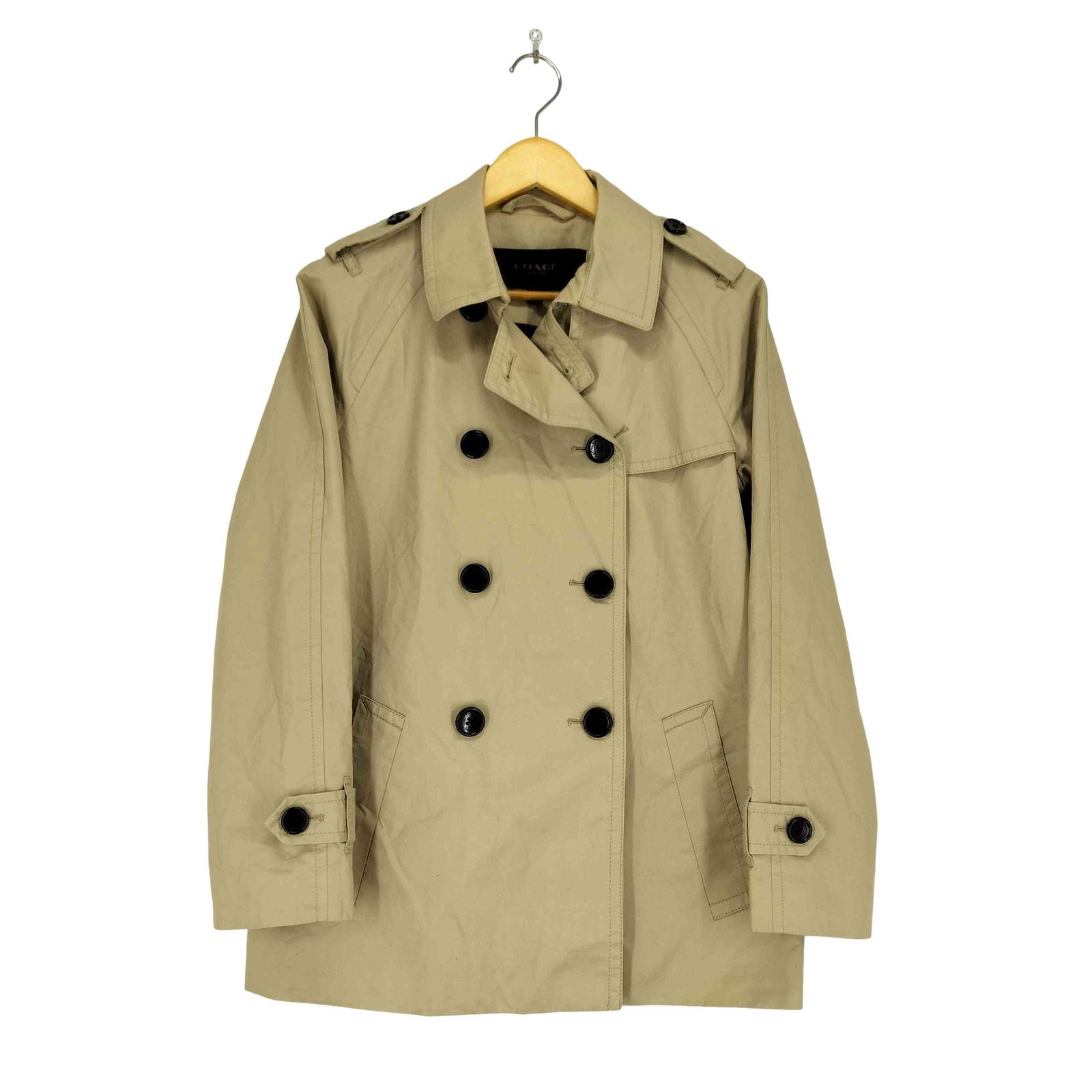 コーチ COACH ハーフトレンチコート レディース import M