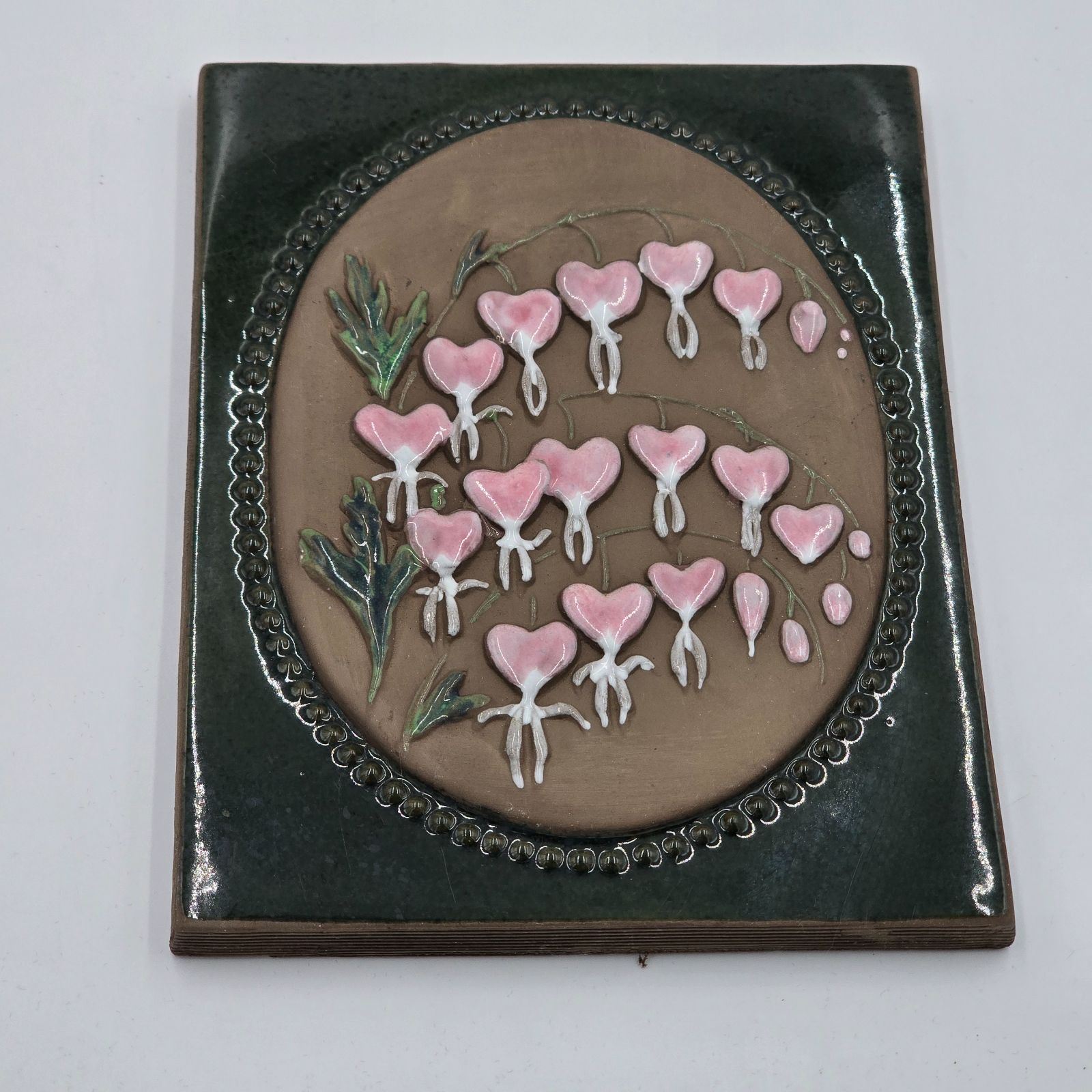 Jie Gantofta ジィガントフタ ジイガントフタ 陶板 ケマンソウ ハート