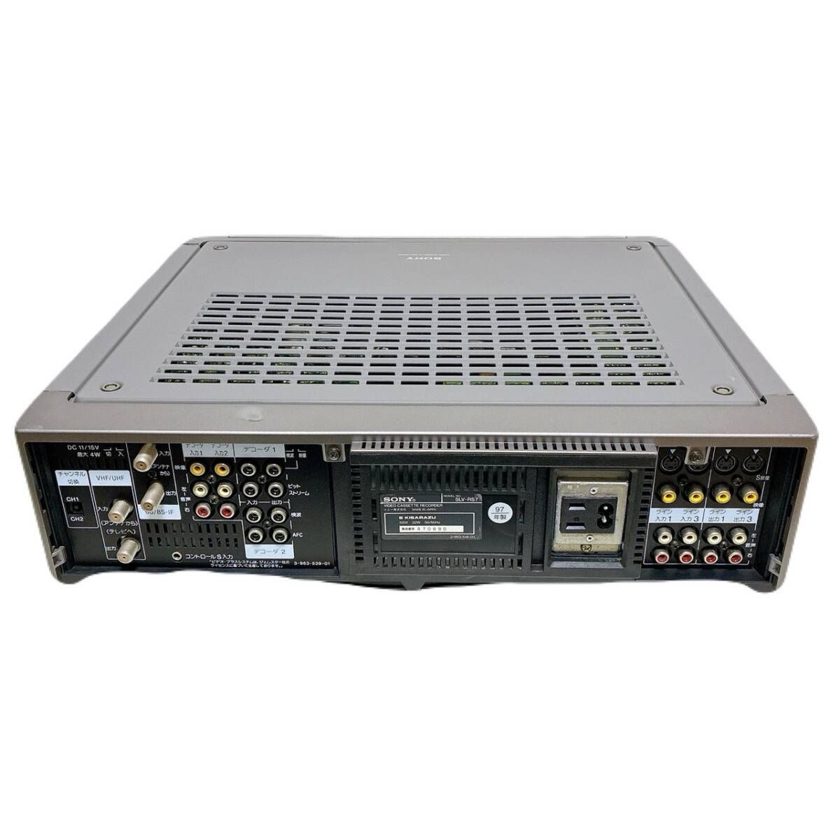 ソニービデオデッキ T09856600 【整備品】 SONY ソニー ビデオデッキ SVHS SLV-RS7